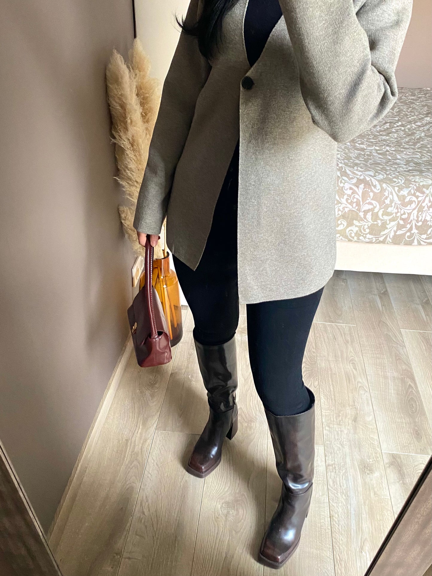 Cardigan en maille unie