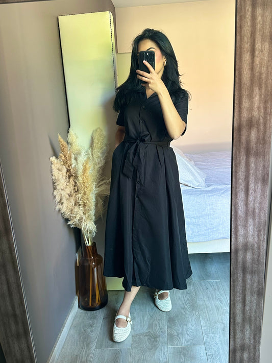 Robe longue nouée
