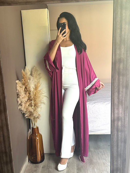 Abaya perlée