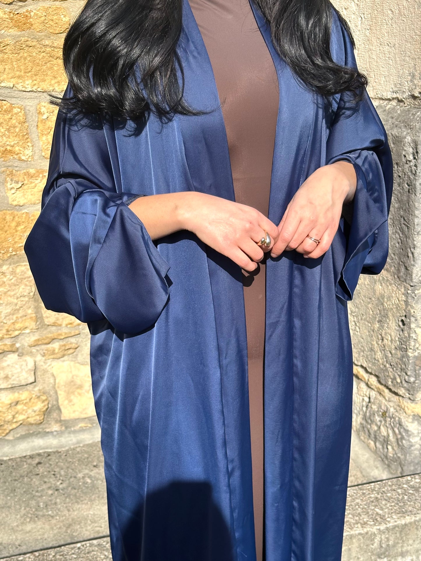 Abaya kimono satin